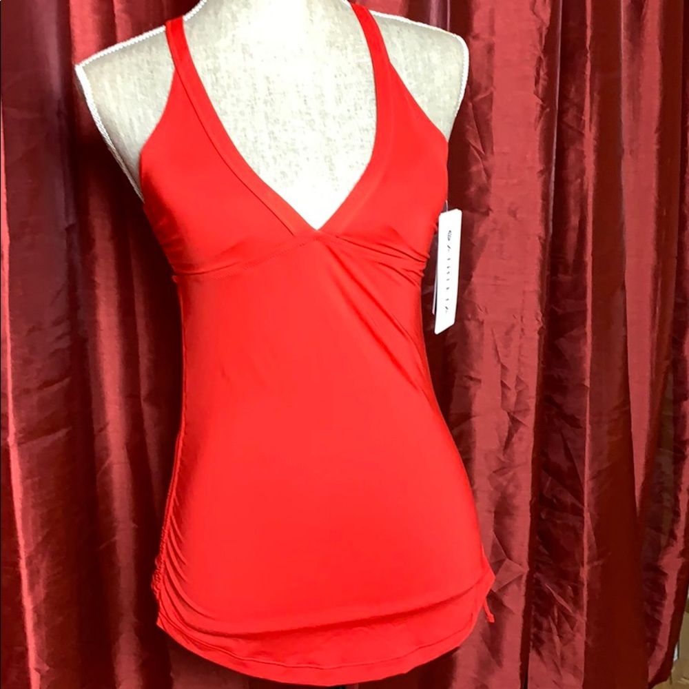 Athleta Side Scrunch Swim Tank
